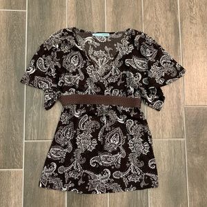 Tunic Style Brown Shirt 🍁